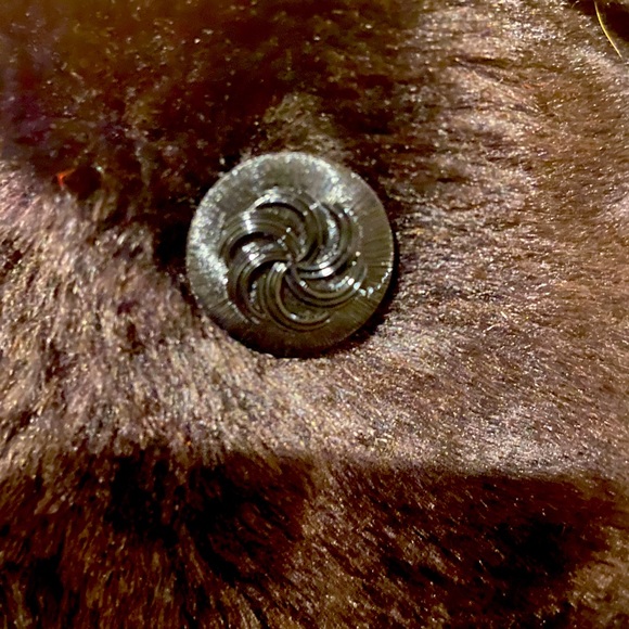 Vintage Black Faux Fur Coat - Picture 5 of 5